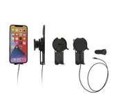 Emounts Proclip with Brodit Apple MagSafe charger - black with swivel and Sigplug - Car choice